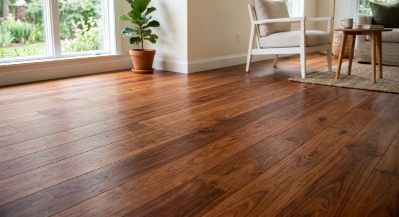 Cherry Floor Installation in Forest Lake, MN