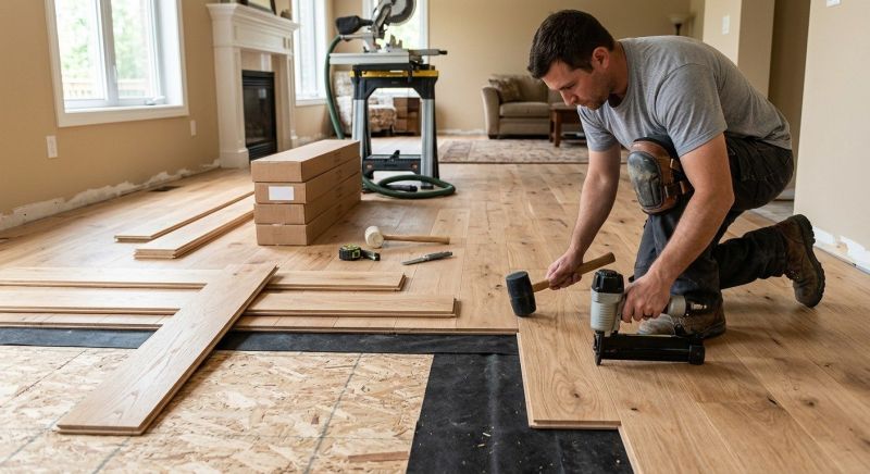Hardwood Floor Installation in Champlin, MN