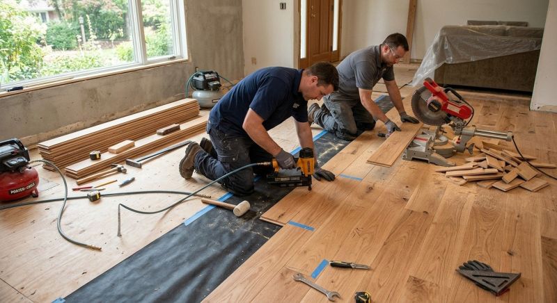 Hardwood Floor Installation in Farmington, MN