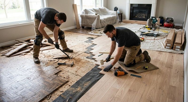 Hardwood Floor Installation in Rosemount, MN