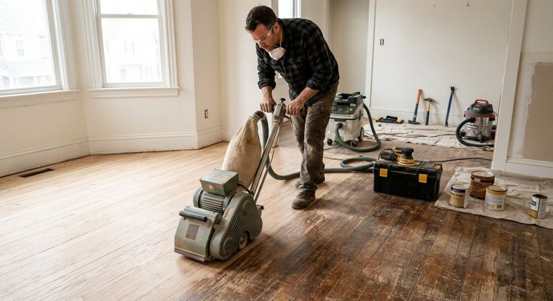 Hardwood Floor Renovation in Saint Paul, MN