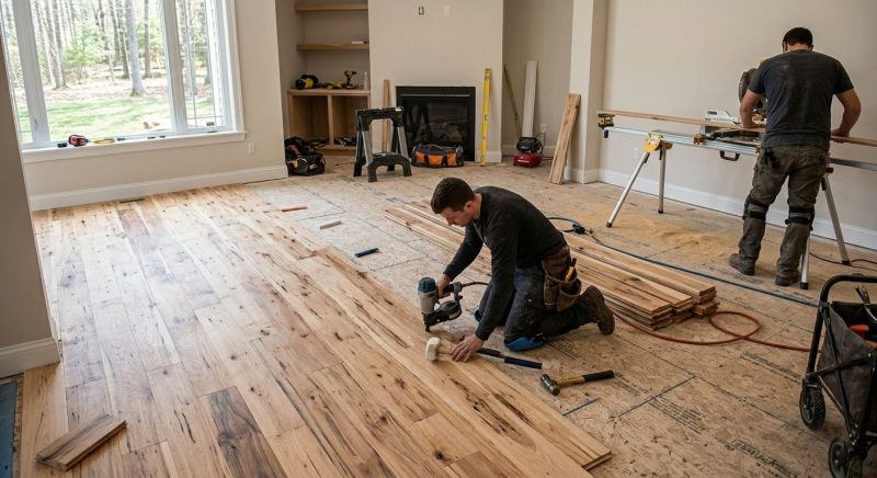 Hickory Floor Installation in Saint Paul, MN