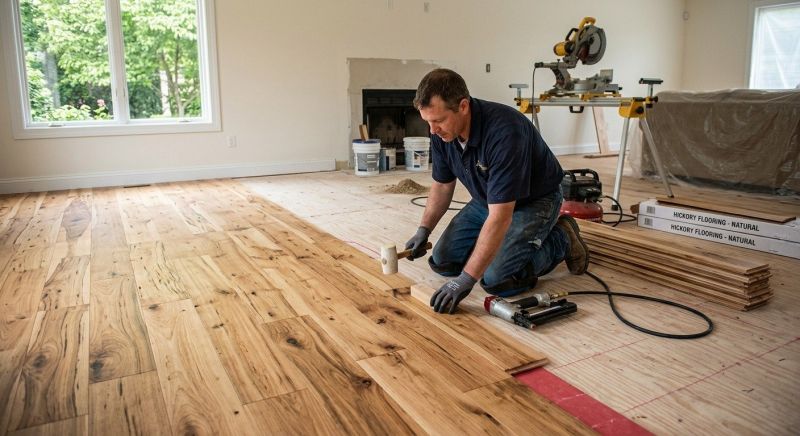 Hickory Floor Installation in Saint Paul, MN