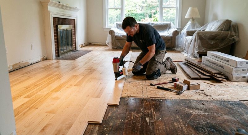 Maple Flooring Installation in Burnsville, MN