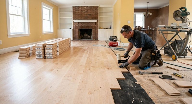Maple Flooring Installation in Saint Paul, MN
