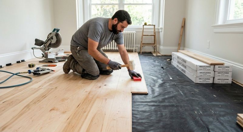 Maple Flooring Installation in Prescott, WI