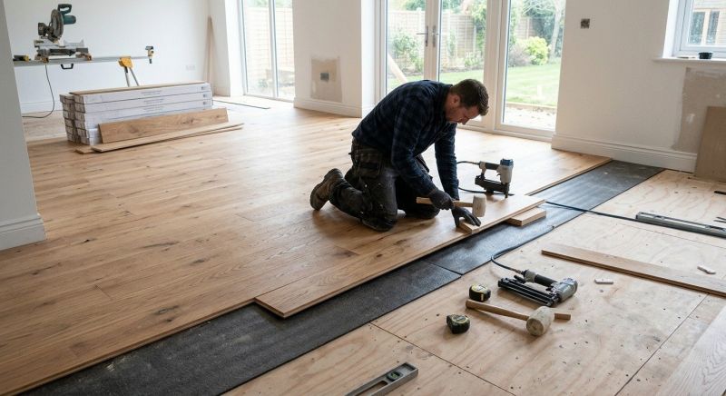 Oak Floor Installation in Farmington, MN