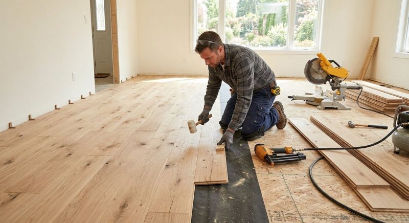 Oak Floor Installation in Minnetonka, MN