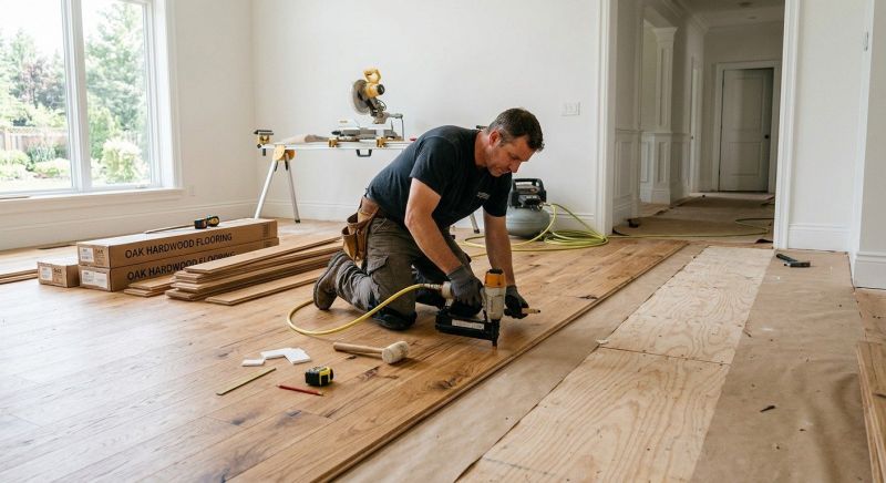 Oak Floor Installation in Rosemount, MN