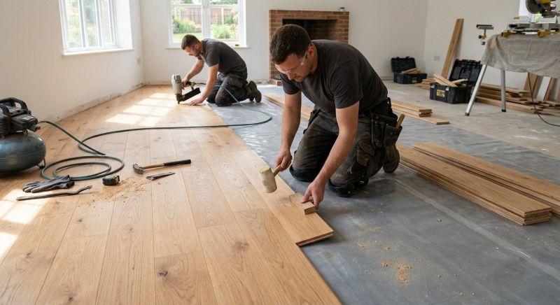 Oak Floor Installation in Washington County, MN