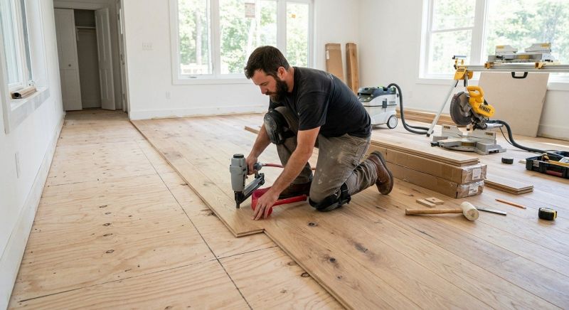 Oak Floor Installation in Wayzata, MN