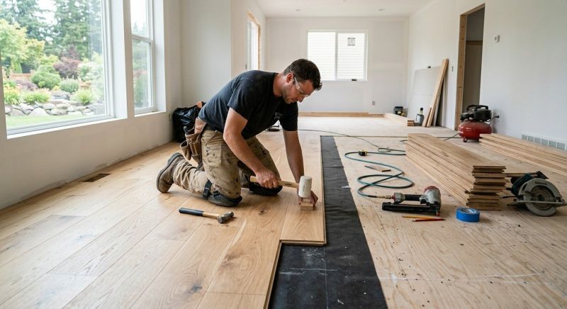 Oak Floor Replacement in Saint Paul, MN