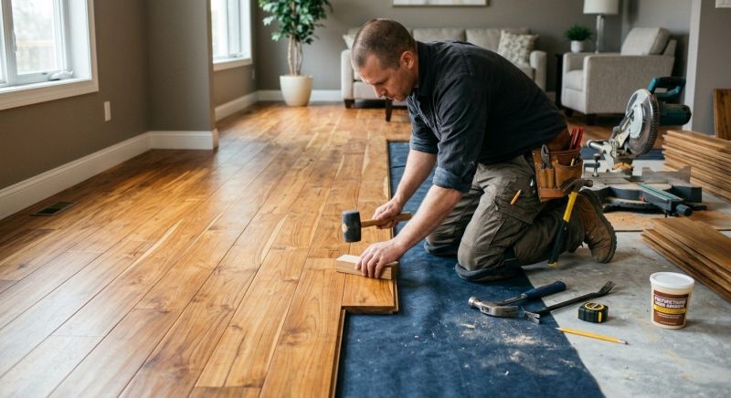 Teak Flooring Installation in Saint Paul, MN
