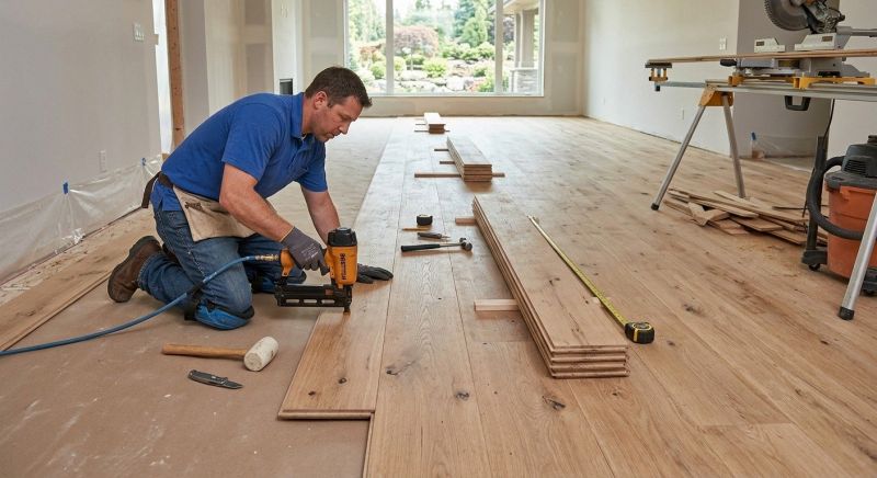 Wide Plank Floor Installation in Saint Paul, MN