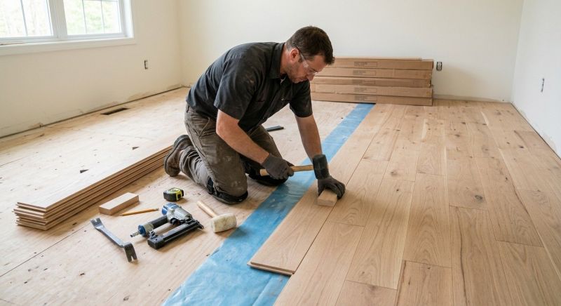 Wood Floor Replacement in Burnsville, MN