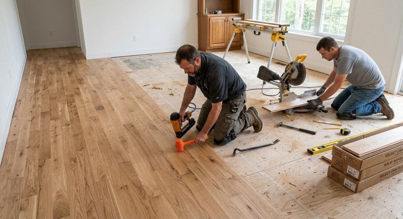 Wood Floor Replacement in Burnsville, MN