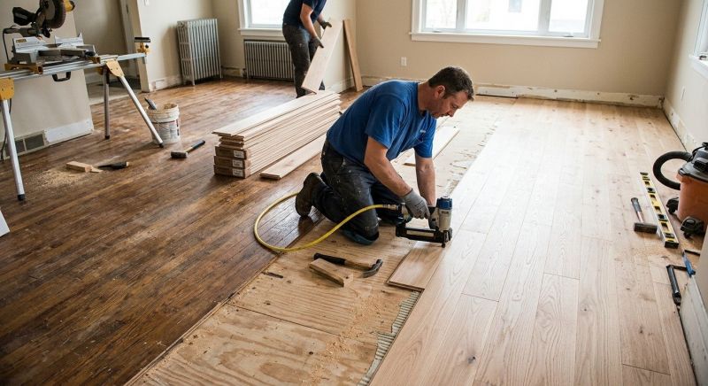Wood Floor Replacement in Hennepin County, MN